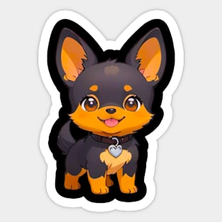 Kawaii Chibi Lancashire Heeler - PanfurWare LLC Sticker